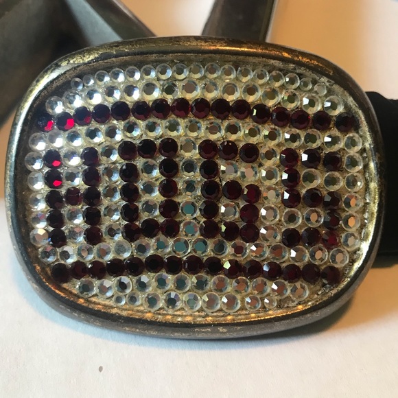 Rare...AR Razorback 36.25”’HOGS Rhinestone Buckle - Picture 4 of 6